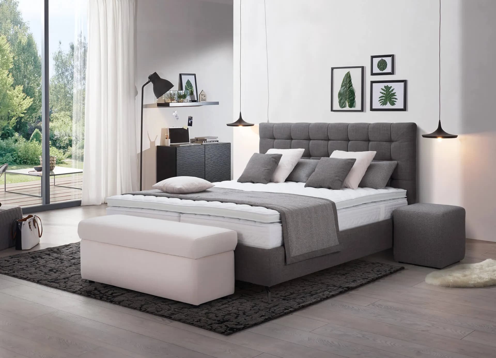 Boxspringbett King 2